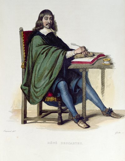 Rene Descartes, Illustration from 
